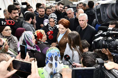 İYİ Parti Genel Başkanı Akşener, çadır kentlerde vatandaşları dinledi