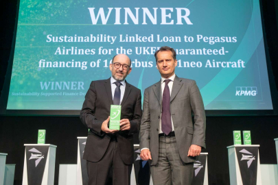 Pegasus’a sürdürülebilirlik finansmanı alanında yurt dışından iki ödül