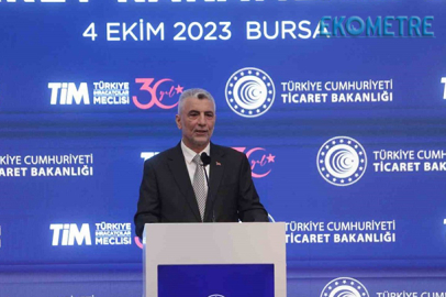 Bakan Bolat Bursa da dış ticaret rakamlarını açıkladı