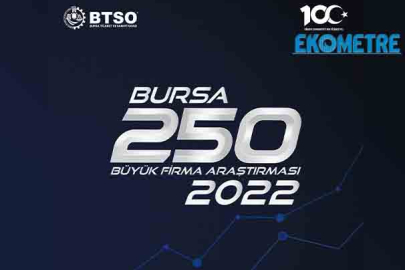 Bursa da 2022 nin en büyük 250 firması belli oldu