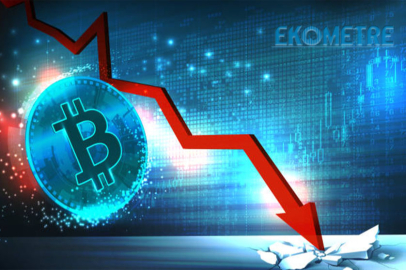 Bitcoin sert düştü