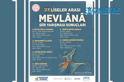 Gençlerin Mevlana sevgisi satırlara döküldü