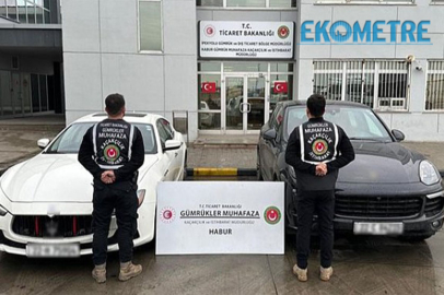 Gümrük Muhafaza ekiplerinin kaçak otomobil operasyonu