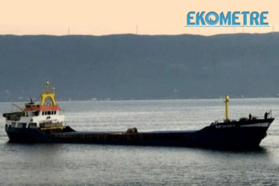 Marmara Denizinde kargo gemisi battı
