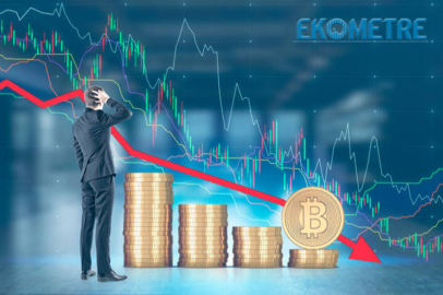 Bitcoin'de sert düşüş