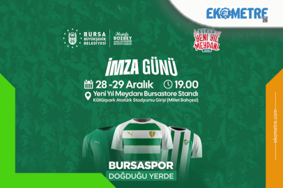 Bursa Yeni Yıl Meydanı’nda Bursaspor imza günü