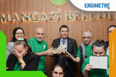 Başkan Aydın özel misafirlerini ağırladı