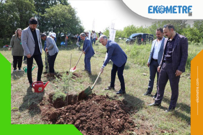 İnegöl’de Çevre Haftasında 150 fidan toprakla buluştu