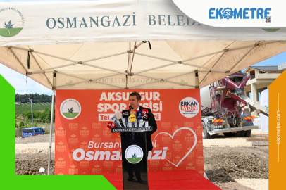 Aksungur Spor Tesisi için ilk harç döküldü