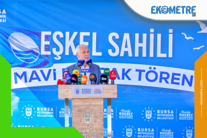 Bursa'nın 4. mavi bayrak gururu