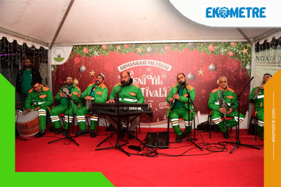 Yeni Yıl Festivali Osmangazi Meydanı’nda yoğun ilgi görüyor