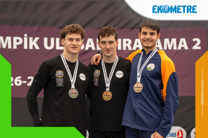 Osmangazi Belediyesporlu Arda Meriç’ten bronz madalya