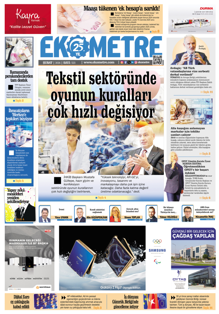 Şubat 2026, Sayı:523