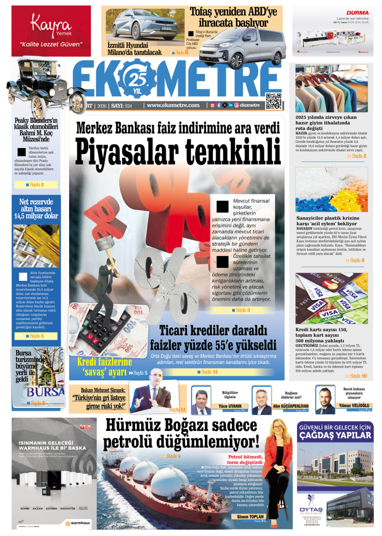 Mart 2026, Sayı: 524