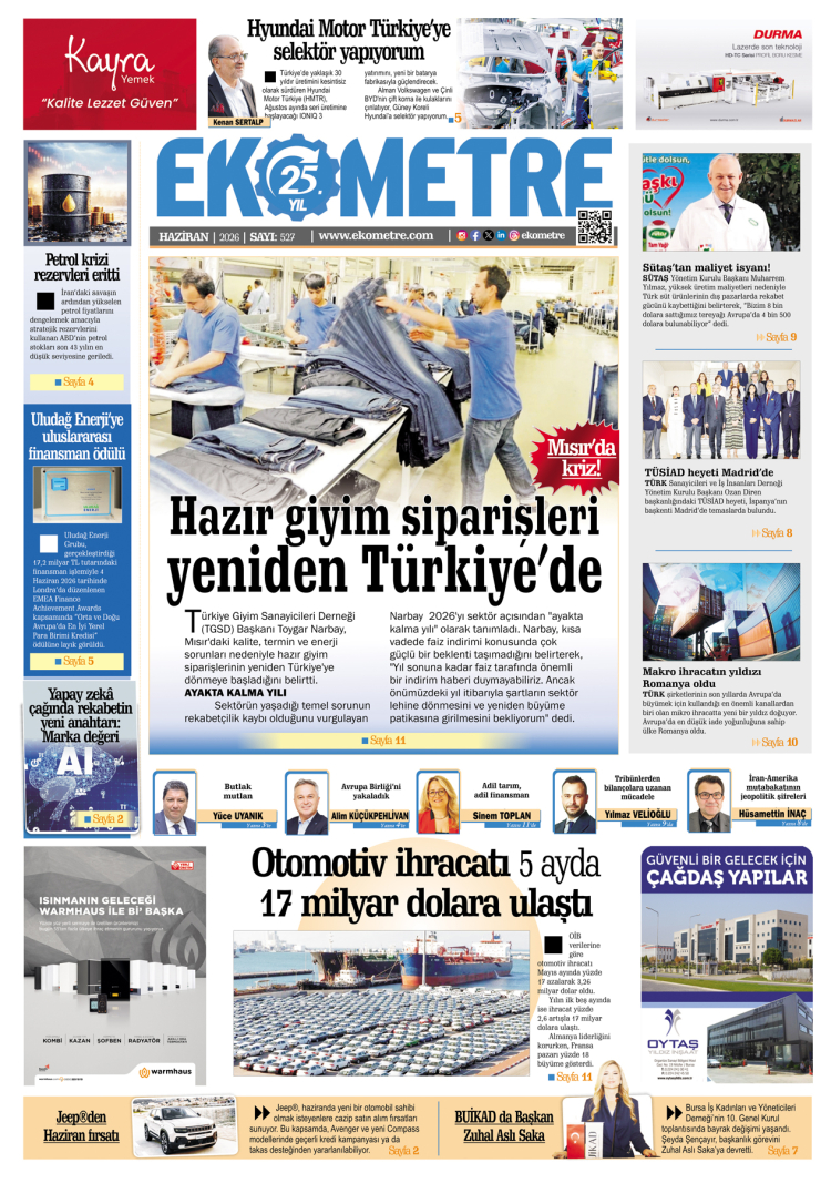 Haziran 2026, Sayı: 527