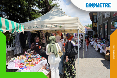Osmangazi’de Kadın emeği Babalar Günü’nde sergilendi