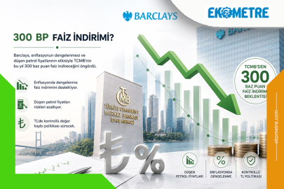 Barclays'ten TCMB için 300 baz puanlık faiz indirimi tahmini