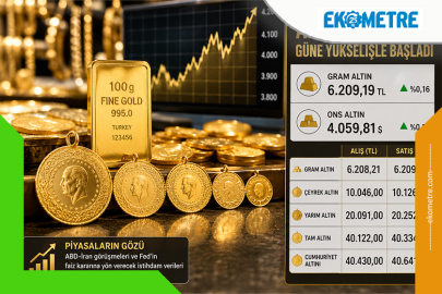 Altın fiyatları güne yükselişle başladı