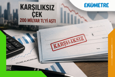 Karşılıksız çeklerde alarm tutar 198 milyar liraya çıktı