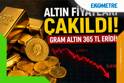 Altın fiyatlarında sert düşüş