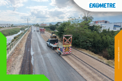 Büyükşehir Samanlı bağlantı yolunu yeniledi