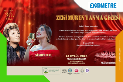 Şarkılar Osmangazi’de Zeki Müren için söylenecek