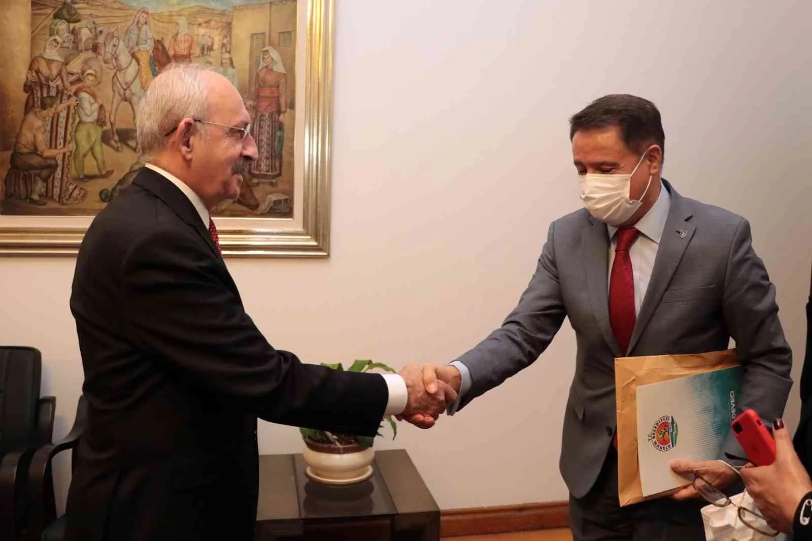 Başkan Deveci Kılıçdaroğlu ve Akşenerle görüştü