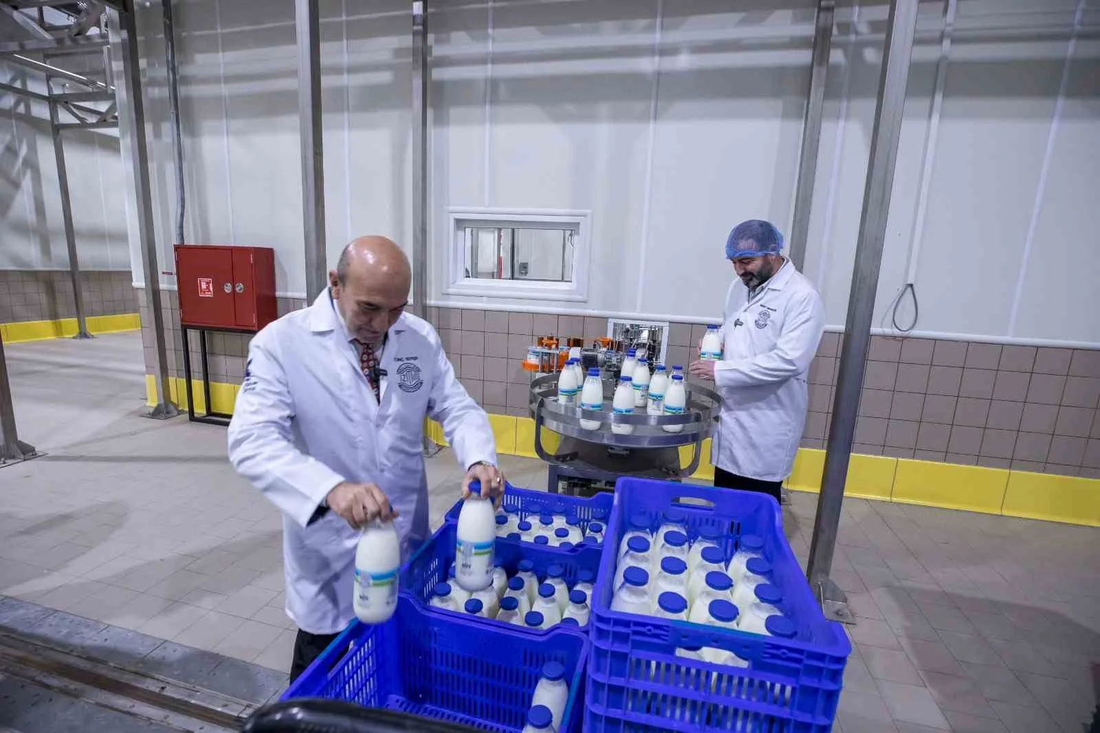 Bayındır Süt İşleme Fabrikasında test üretimi başladı