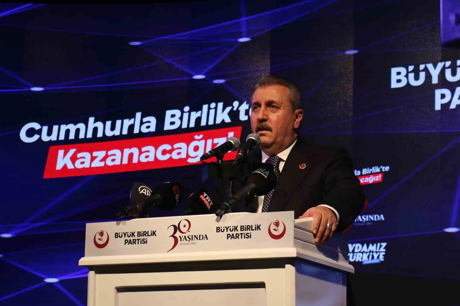 BBP Genel Başkanı Destici: Adayımız Cumhurbaşkanımız Recep Tayyip Erdoğandır