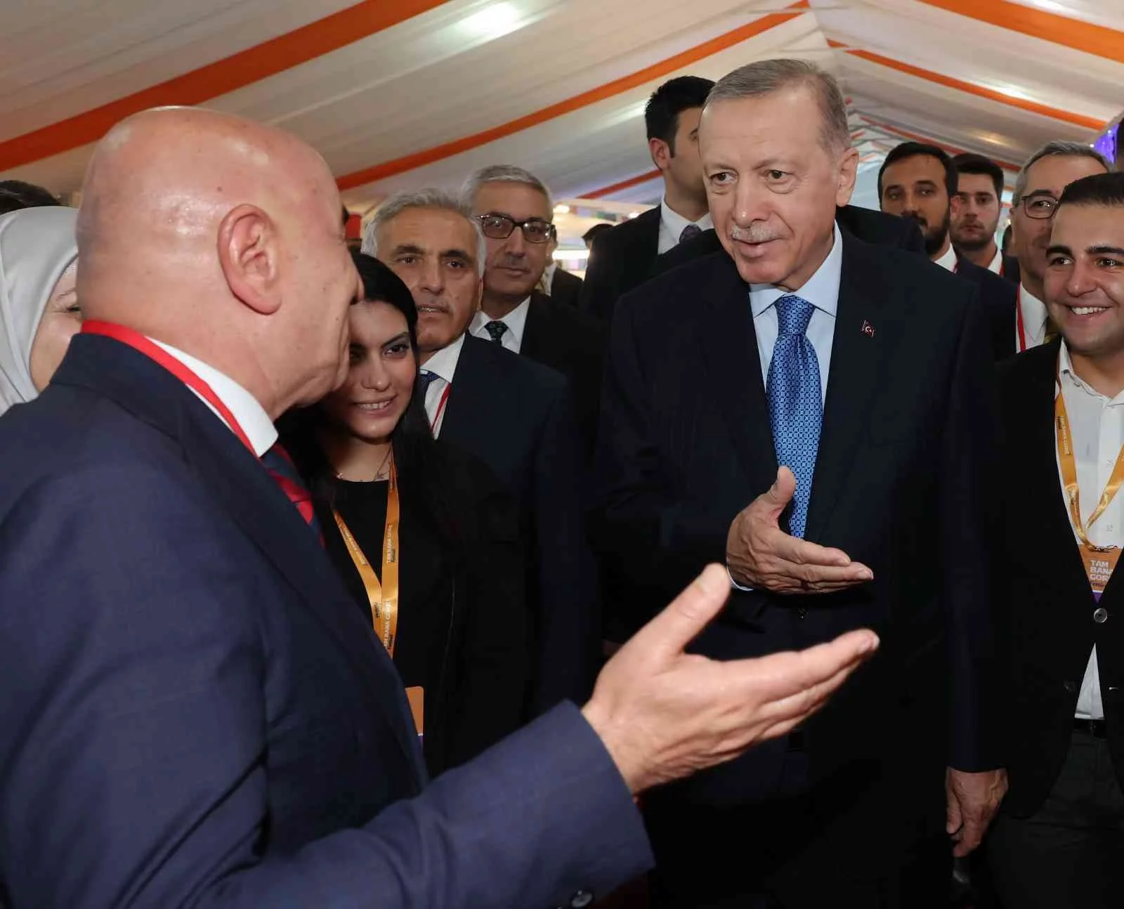 Cumhurbaşkanı Erdoğan ile Başkan Altınok arasında gülümseten diyalog