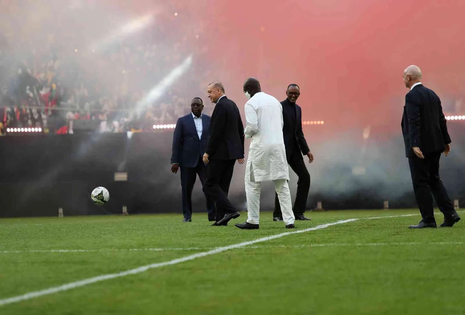 Cumhurbaşkanı Erdoğan, Senegal Stadyumunun açılış törenine katıldı