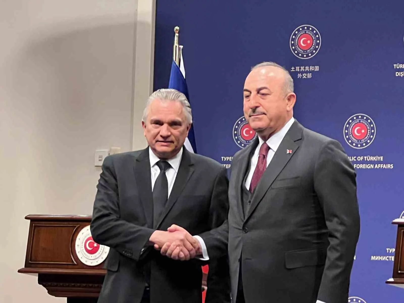 Dışişleri Bakanı Çavuşoğlu, Kosta Rikalı mevkidaşı Tinoco ile ortak basın toplantısı düzenledi