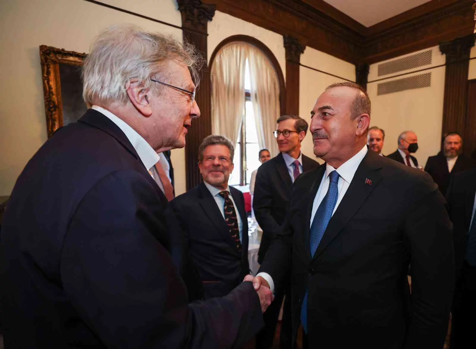 Dışişleri Bakanı Çavuşoğlu, Washingtonda iş dünyası temsilcileriyle buluştu