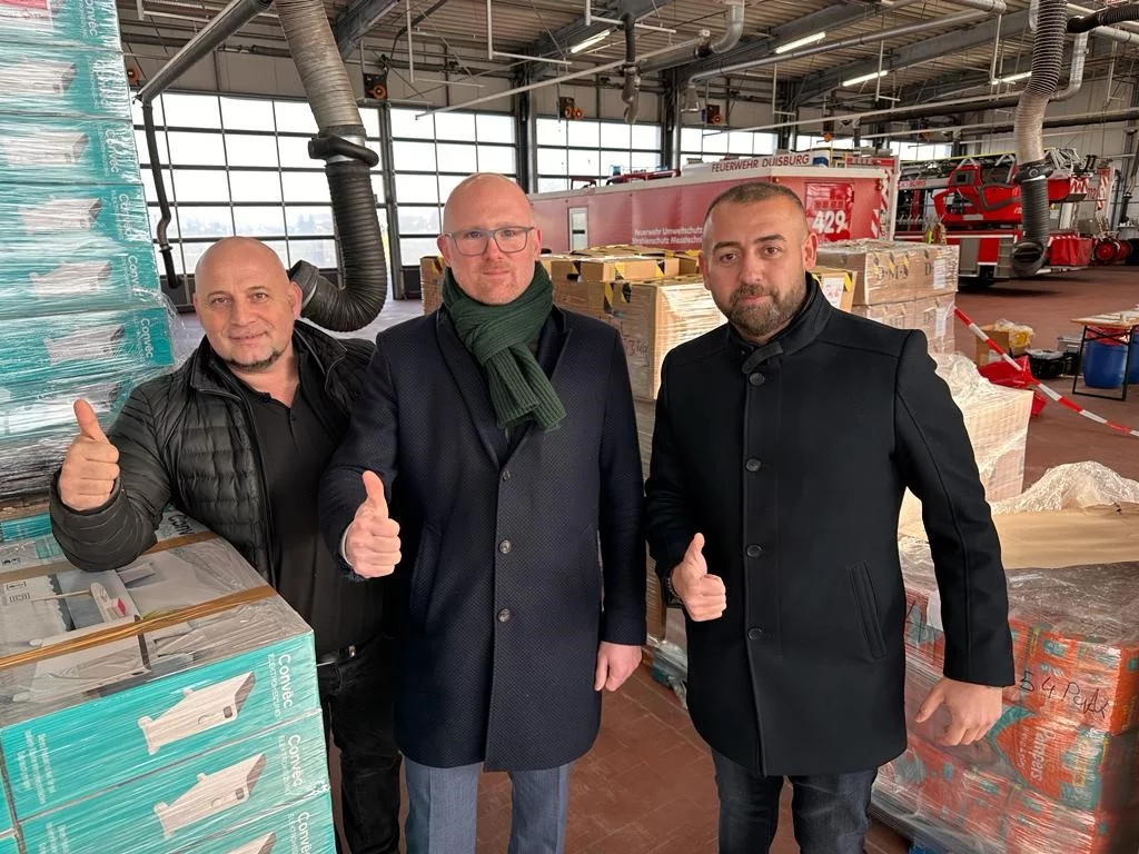 Kardeş şehirlerden Gaziantepe nakdi ve ayni yardım desteği