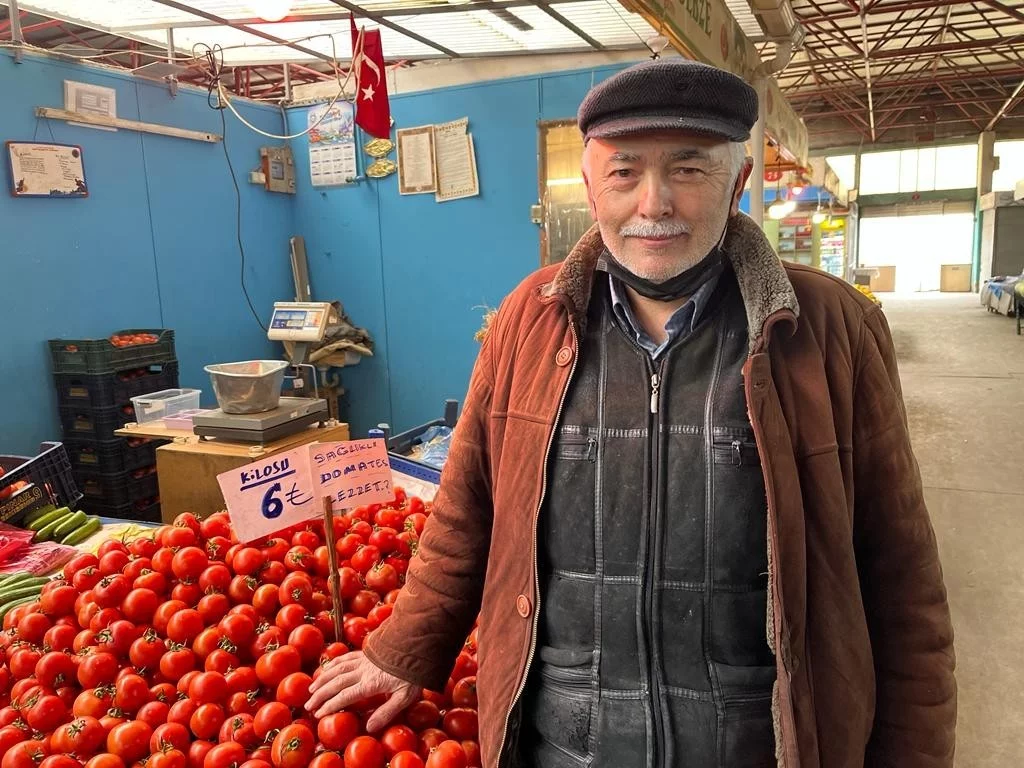 (ÖZEL) Eskişehir pazarında domates 6 lira