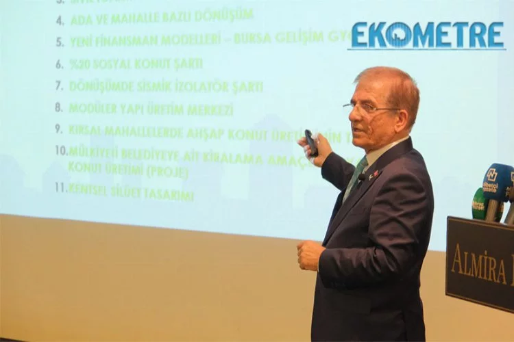 Sedat Yalçın Bursa basınına projelerini anlattı