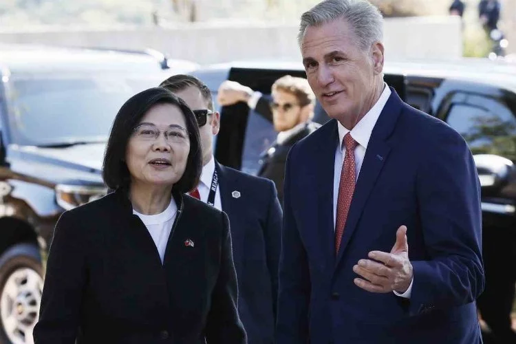 Tayvan lideri Ing-wen, ABD Temsilciler Meclisi Başkanı McCarthy ile görüştü