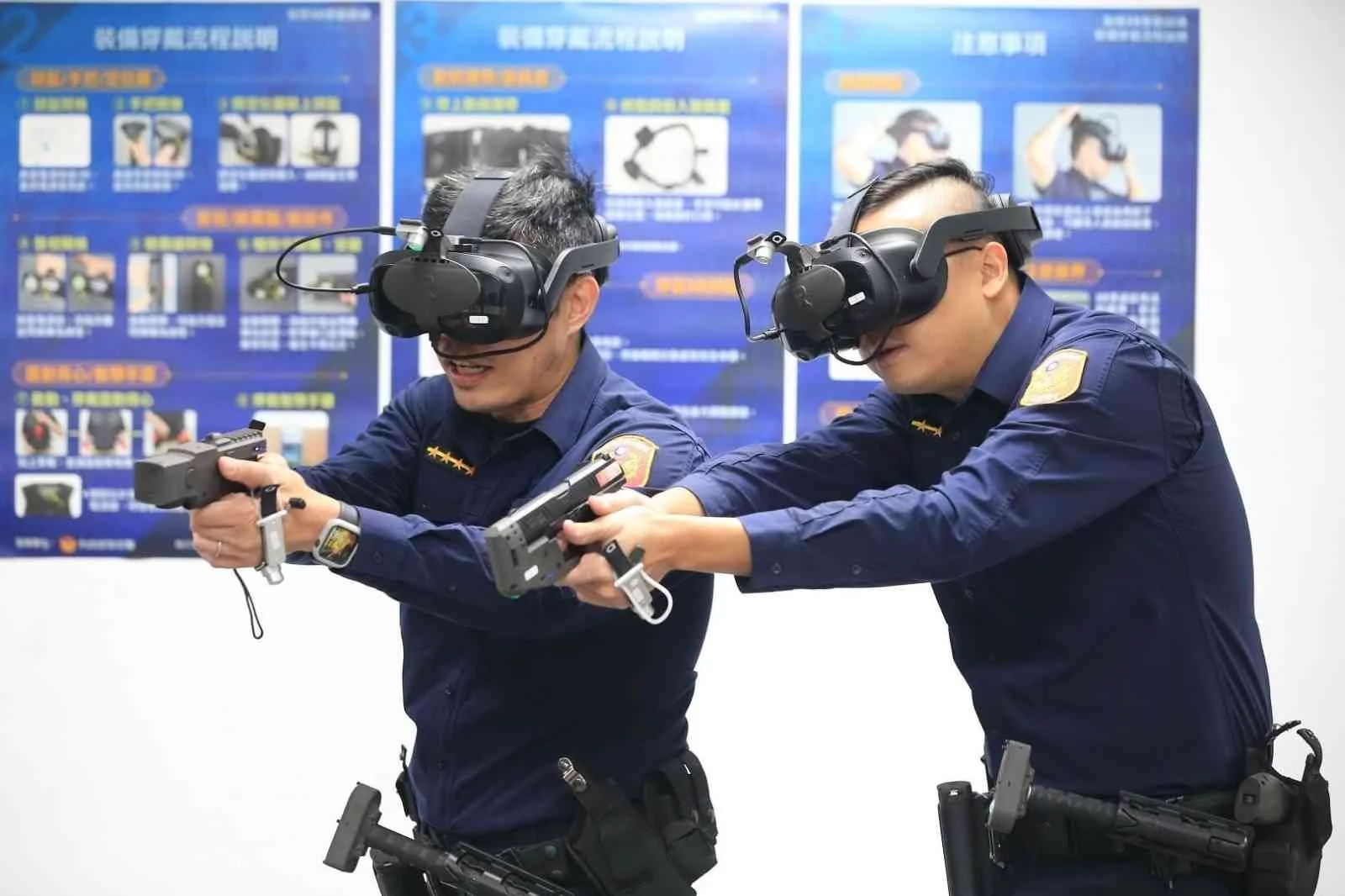 Tayvanda polislere sanal gerçeklikle eğitim