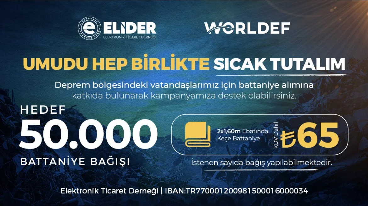 WORLDEF ve ELİDERden ‘Umudu Sıcak Tutalım kampanyası